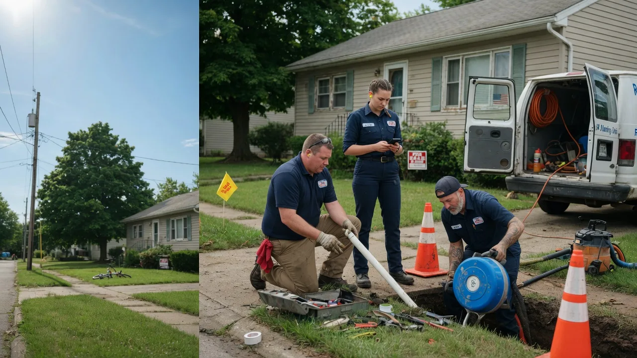 Sewer Line Repair in Rentiesville, OK near me